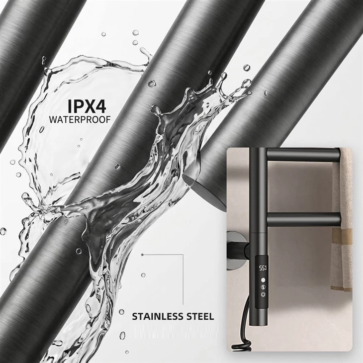 Digital Multi Rail Carbon Fiber Towel Warmer high quality