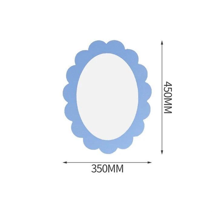 cola-blue-flower-oval-kids-mirror-350x450