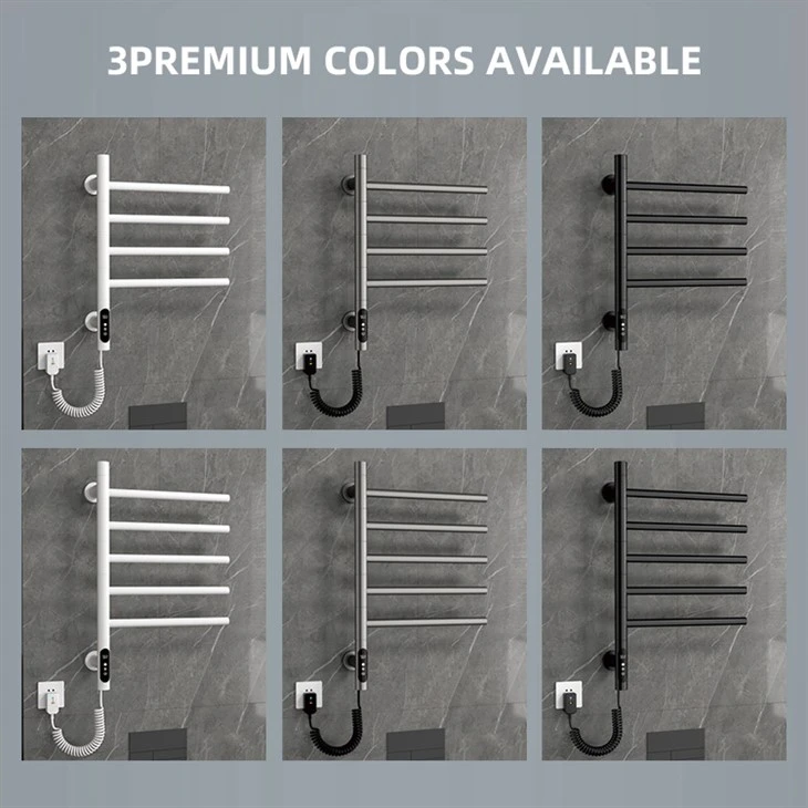 Digital Multi Rail Carbon Fiber Towel Warmer