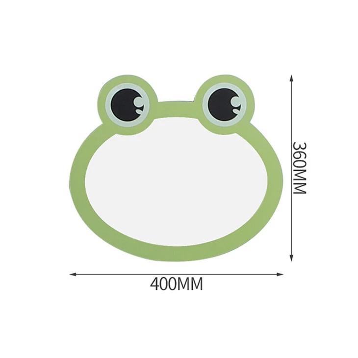 Green Frog Oval Wall Mirror