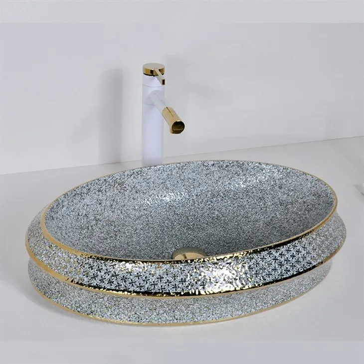 Geometric Pattern Electroplated Basin