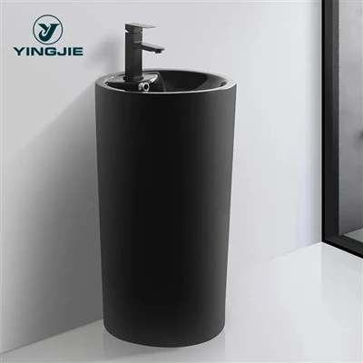 Factory North Europe Artistic Glossy Black Basin