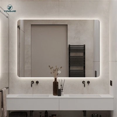 SINGLE TOUCH SWITCHRECTANGULAR 1 MODERN V2 SMART MIRROR