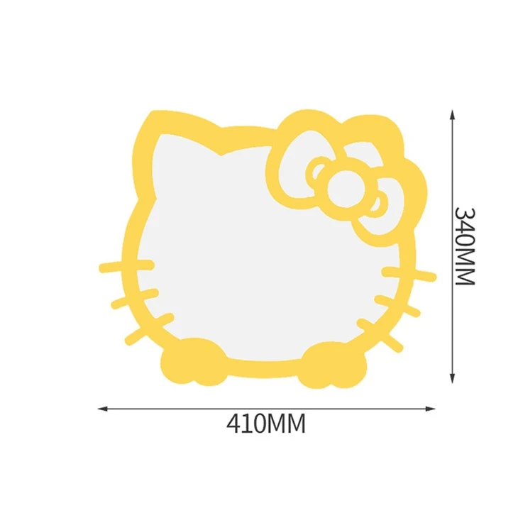 Yellow Cat Character Wall Mirror